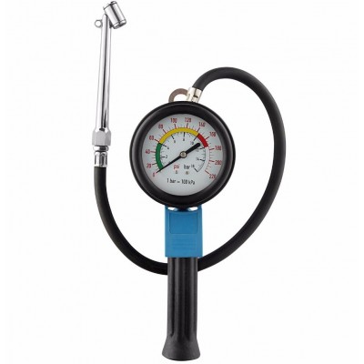 Tire Inflator with Large Gauge (9CM)